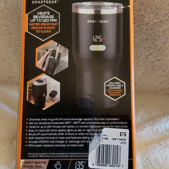 🌺 NIB Smartgear 14 oz. Temp Control Smart Travel Mug - Picture 6 of 9